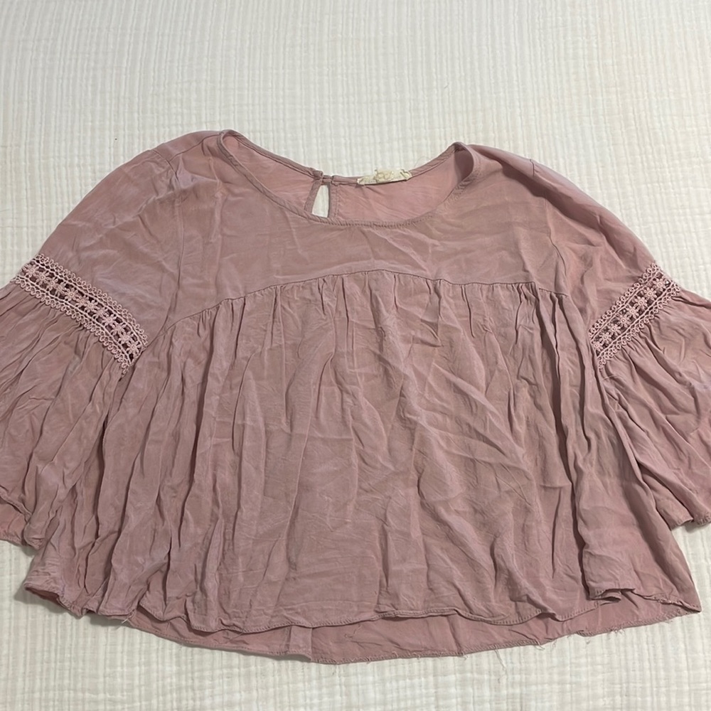 Purple Painted Threads Top